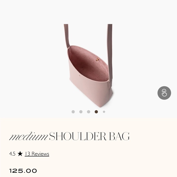 Samara by Anthropology Began Leather Medium Shoulder Bag - Picture 3 of 6